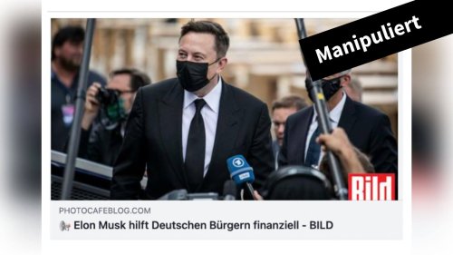 Gefälschter Artikel: Nein, Elon Musk hilft deutschen Bürgern nicht finanziell mit einer Bitcoin-Seite