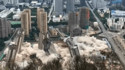 Erdbeben in der Türkei? Video zeigt eine Sprengung in China