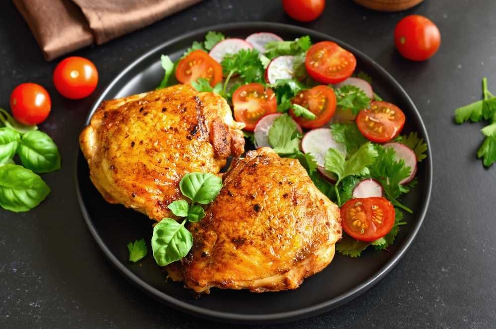 Sweet and Sour Baked Chicken Thighs