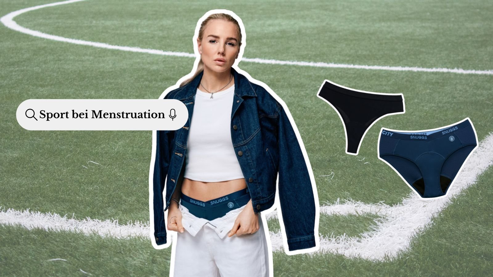 snuggs x Manchester City Women: Periodenunterwäsche wird sporttauglich