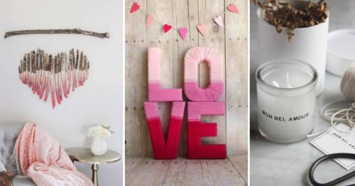 16 idées de déco DIY pour la Saint Valentin repérées sur Pinterest