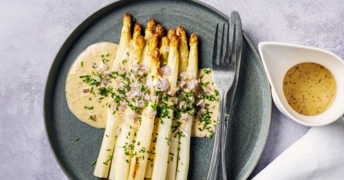 Signée Caroline Wietzel, cette recette d'asperges au lait de coco va régaler les gourmands