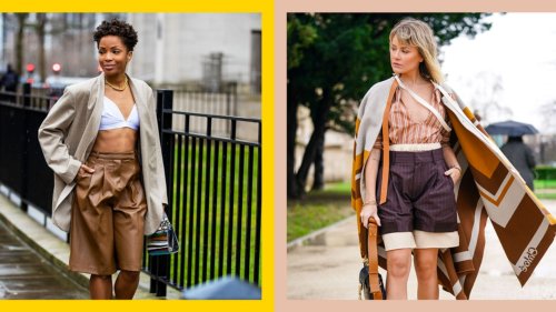 Hear me out: this baggy, long-shorts trend is actually super chic ...