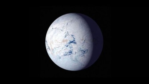 How long was “Snowball Earth” covered in ice?