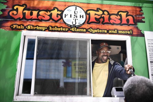 Hartford’s Fish Man finds success for his Just Fish food truck through social media