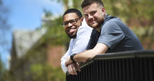 University of Saint Joseph male graduates making history as part of the first full-time coed class