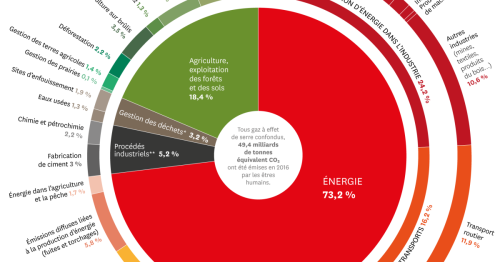 Infographie. Quel secteur émet le plus de gaz à effet de serre ?