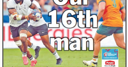 Une du jour. Rugby : les Fidji touchées par l’amour du public français, “notre seizième homme”