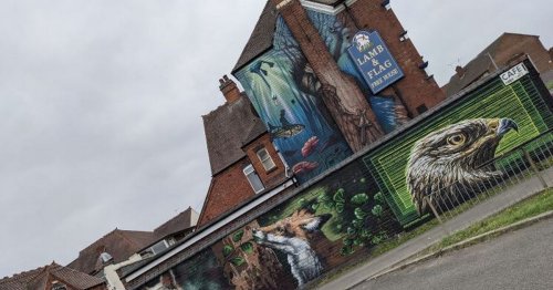 Nuneaton pub transformed with this incredible street art