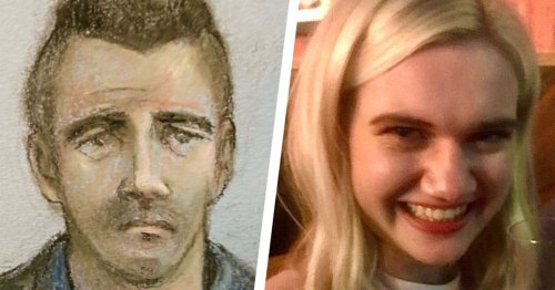 Megan Newborough's killer laughs while describing watching porn after he strangled her