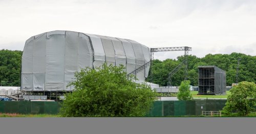 Radio 1 Big Weekend 2022 preparations at War Memorial Park in Coventry