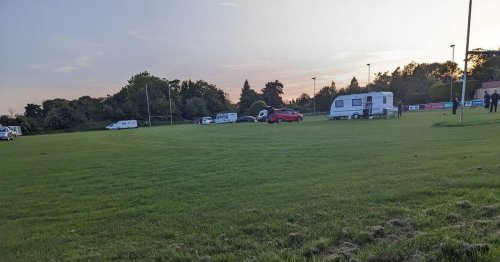 Travellers given 24 hours to move after setting up camp on rugby club pitches