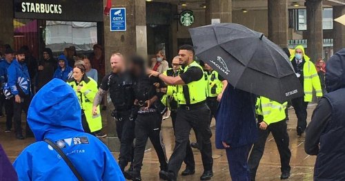 Man arrested in city centre accused of assaulting police officer