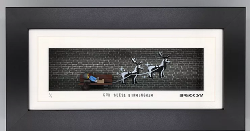 Banksy-inspired Lego art to be auctioned off by Flogit! star