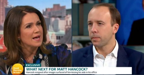 Moment Matt Hancock left 'squirming' in Susanna Reid 'masterclass' interview