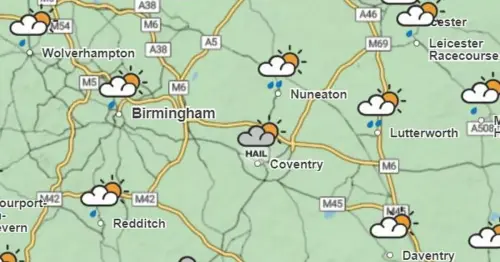 Met Office reveals when thunderstorm and hail set for Coventry as Brits face snow
