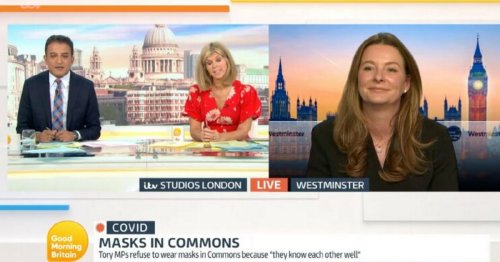 Good Morning Britain viewers outraged by MP's hidden gesture in interview