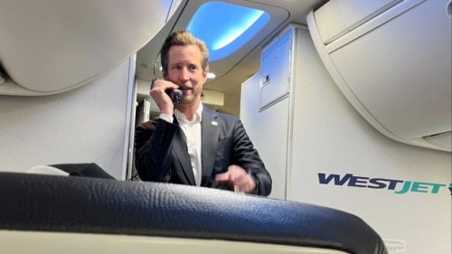 Westjet passengers surprised by 'impromptu' speech by CEO on flight