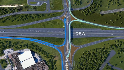 Ontario's first diverging diamond interchange opens tomorrow