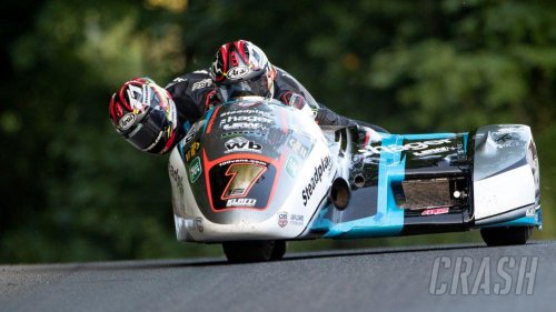 Birchalls smash lap record to win 10th Sidecar race in a row at Isle of Man TT