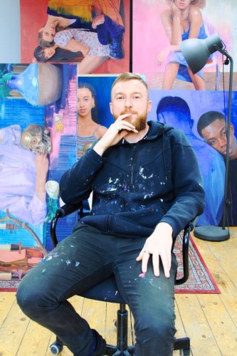Muralist Ant Carver explores grief in moving new series of oil paintings featuring young Londoners