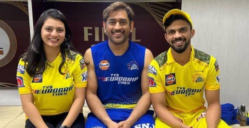[WATCH] After The IPL 2023 Final, Ruturaj Gaikwad Fiancée Touched MS Dhoni’s Feet