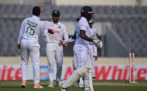BAN vs SL 2nd Test: Sri Lanka 506 All Out, Lead By 141 Runs