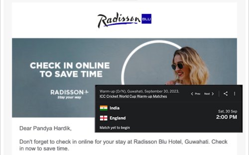 Doesn't the richest cricket board have their own email domain?' - Fans react as Hardik Pandya's name leads to error in India's hotel check-in process