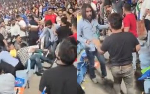 Ugly Scenes at Cricket Stadium as Fans Get Into Fight | Fans Fight in Cricket Stadium