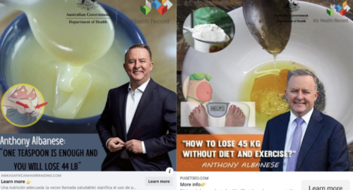 The Mystery Behind Facebook Ads Showing Anthony Albanese Spruiking Weight loss Supplements 