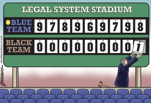 Cartoon: The Legal System Scoreboard
