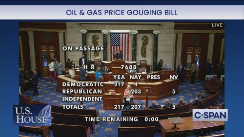 Republicans Vote Against Gas Price Gouging Bill