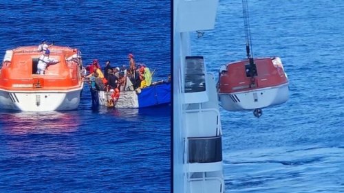 Carnival Paradise Rescues Five People From Adrift Makeshift Boat