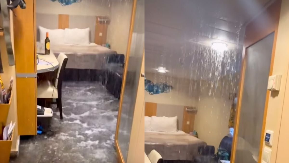 Water Pours From Ceiling, Flooding Royal Caribbean Cabin