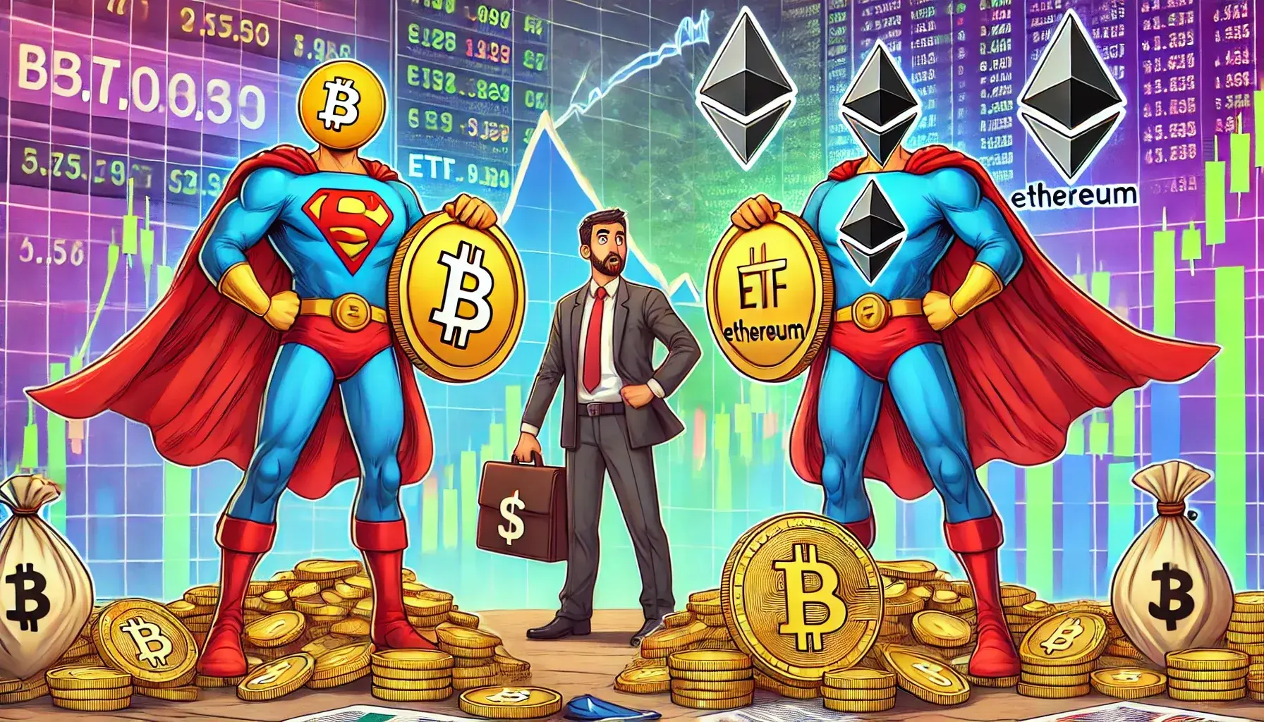 Top 8 ETFs 2024: Dominieren mit Blockchain und Krypto Themen