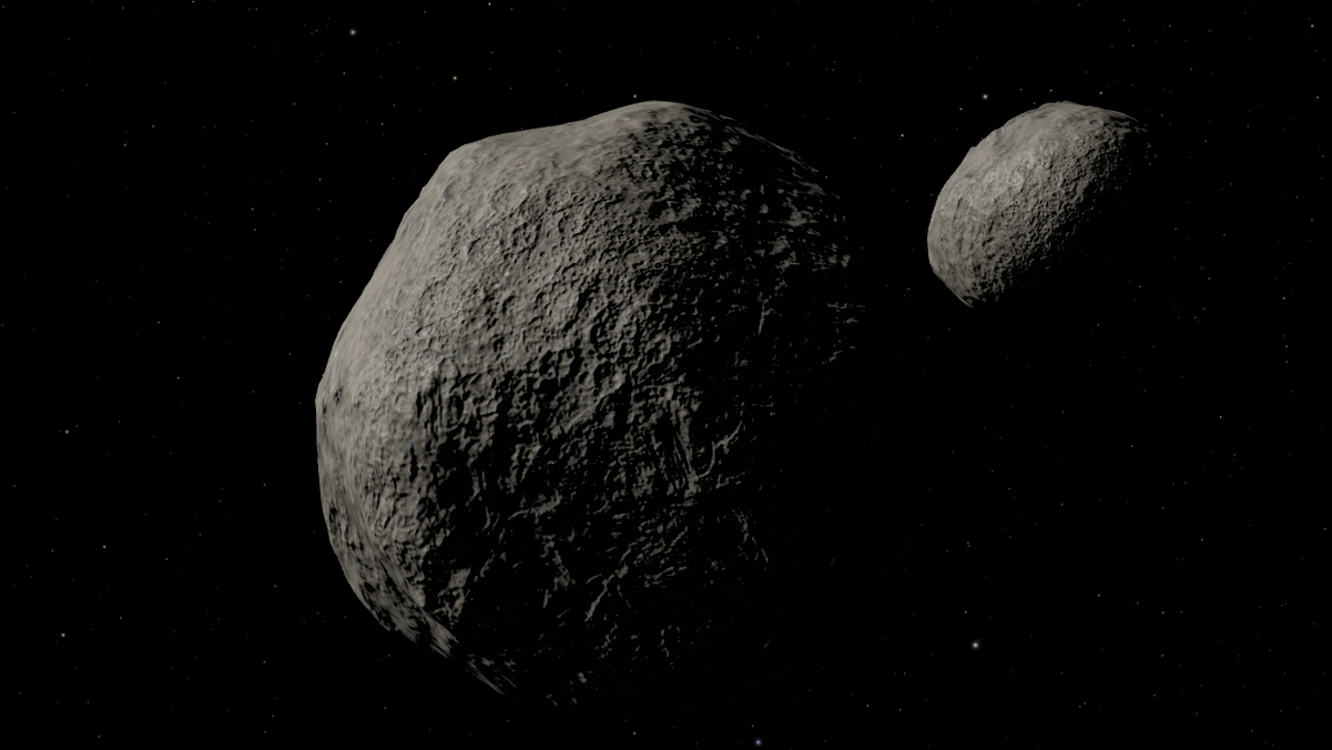 Asteroide Didymos e Dimorphos | Como são os alvos da missão DART?