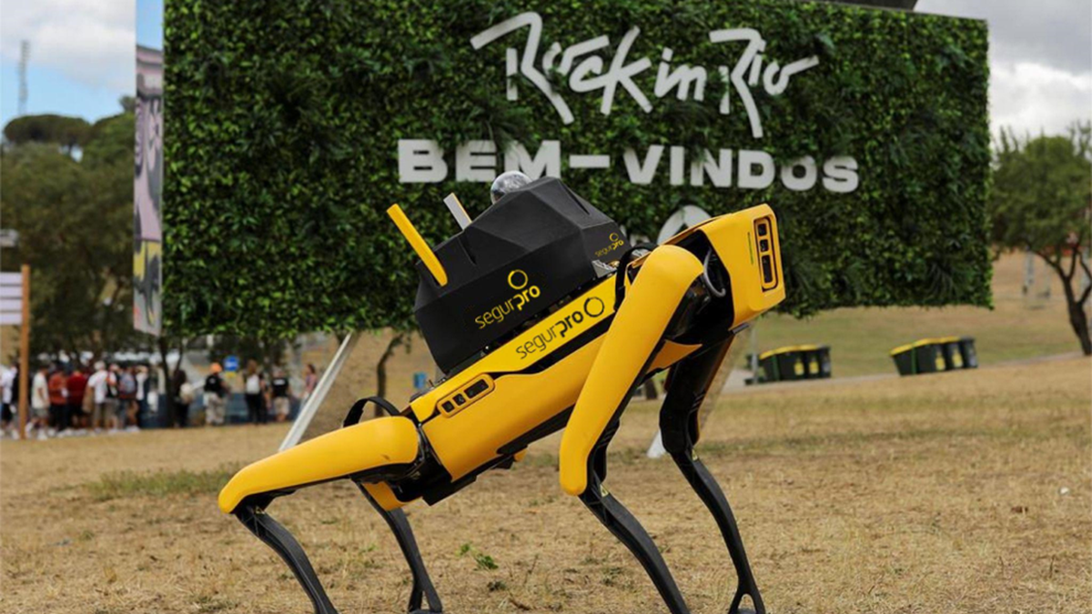 Cão-robô vai fazer a segurança do Rock in Rio 2022