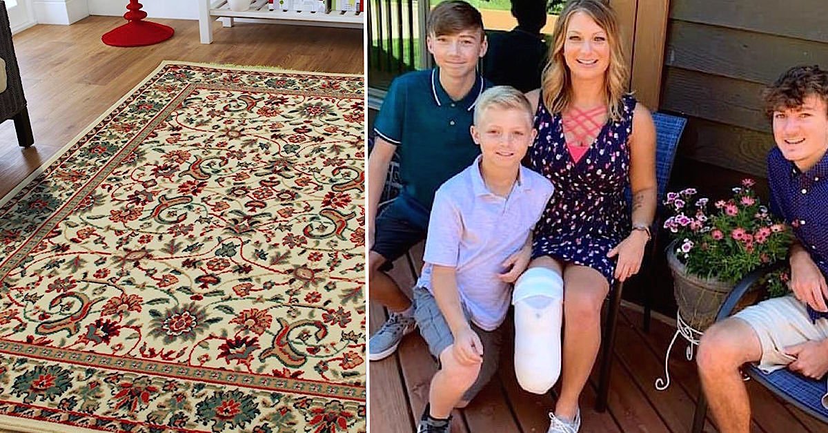 Mom's Rug Burn Ends In Limb Amputation After Dr. Learns Son's Sore Throat Spread Bacteria