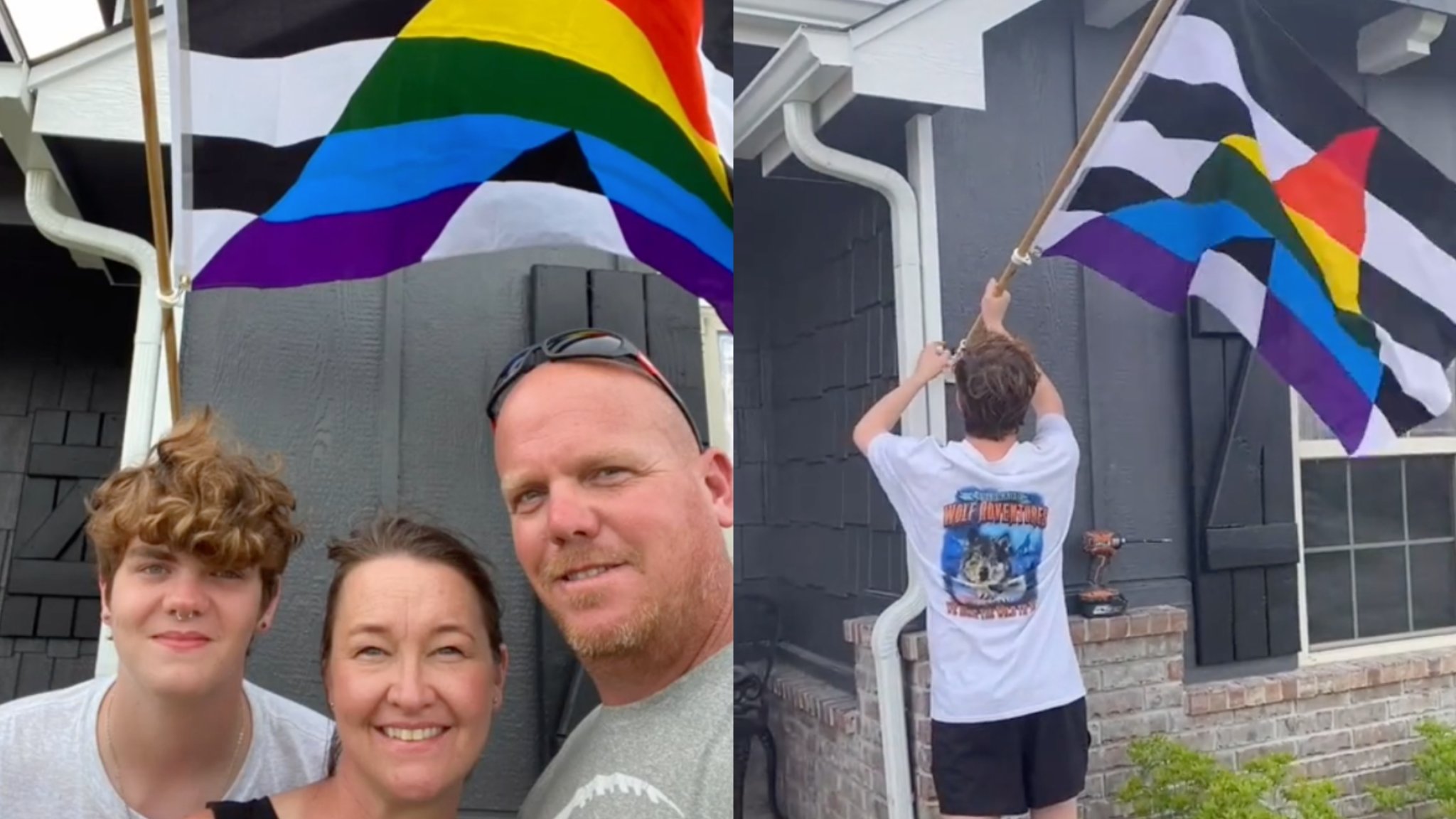 Dad's Emotional Video Celebrating Teen Son During Pride Is the Support Every Kid Deserves