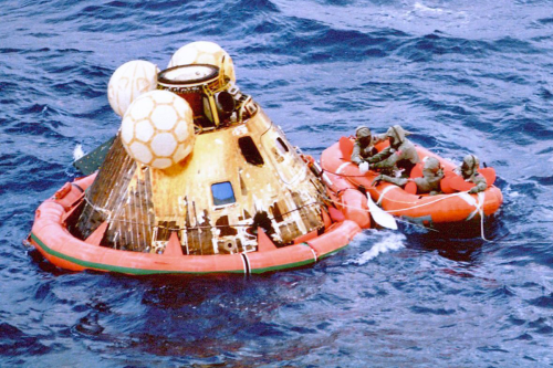 Why Returning Spacecraft Land in the Ocean — Sometimes