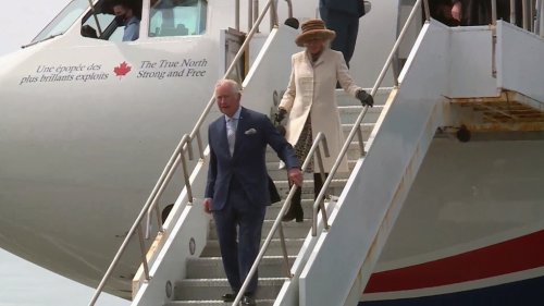 Prince Charles and Camilla land in Newfoundland to start Canadian tour