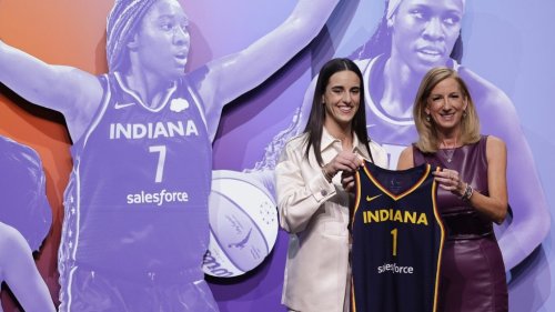 Caitlin Clark selected No. 1 in WNBA draft by Indiana Fever
