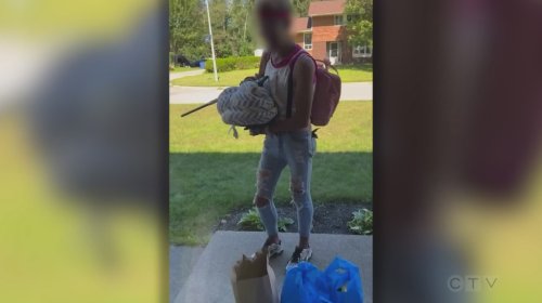 Northern Ontario porch pirate steals grocery delivery from family in quarantine