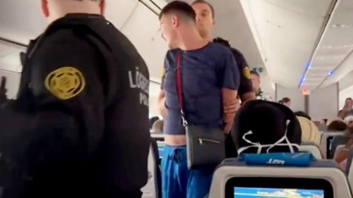 Passengers tackle Canadian man after he became violent, tried to open plane doors mid-flight