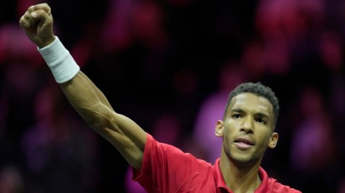 Canada's Auger-Aliassime beats Djokovic; Team World leads Laver Cup