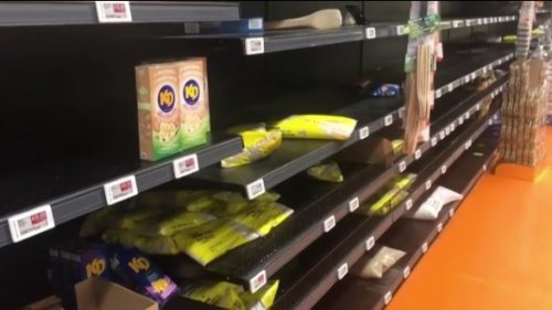 Grocery stores say supply chain issues, staff and supplier shortages responsible for empty shelves