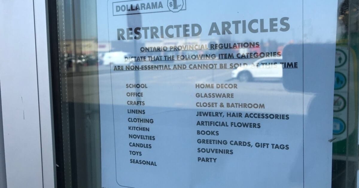 Confusion, frustration expressed over stay-at-home order store closures