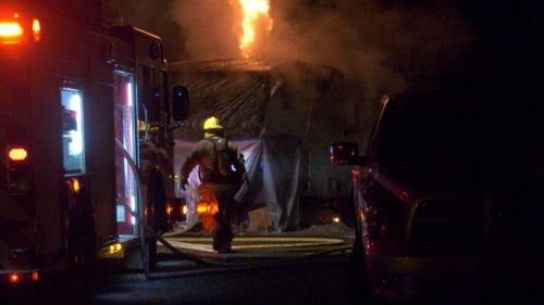 Courtenay trailer fire prompts warning from officials