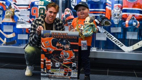 'Happy birthday, Ben': Oilers, fans send love to ambassador who just turned 6