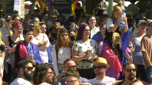 'Such a vibe': Churchill Square hosts first Pride festival in 8 years